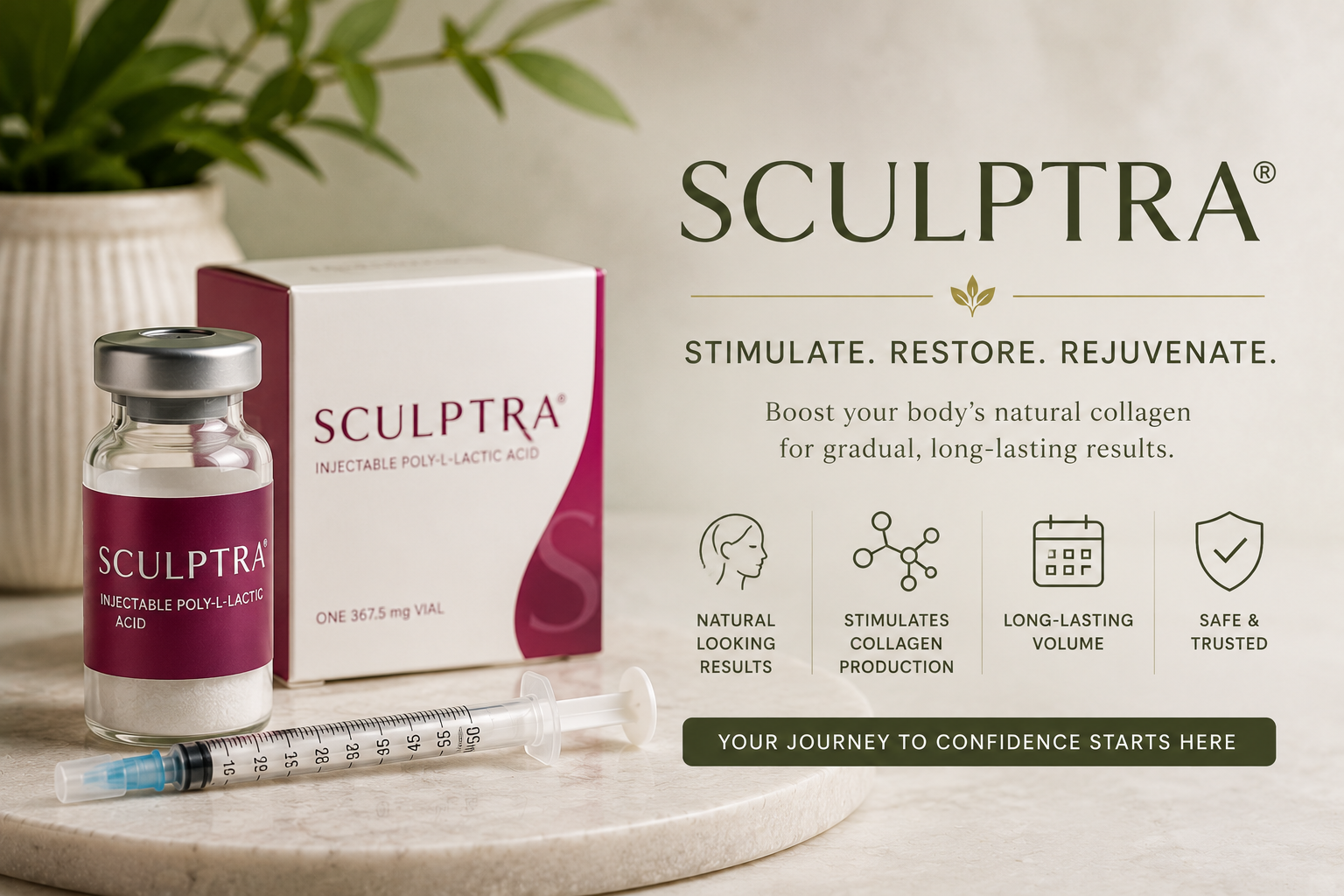 Sculptra treatment consultation and collagen stimulation at Cyrus Cosmetics