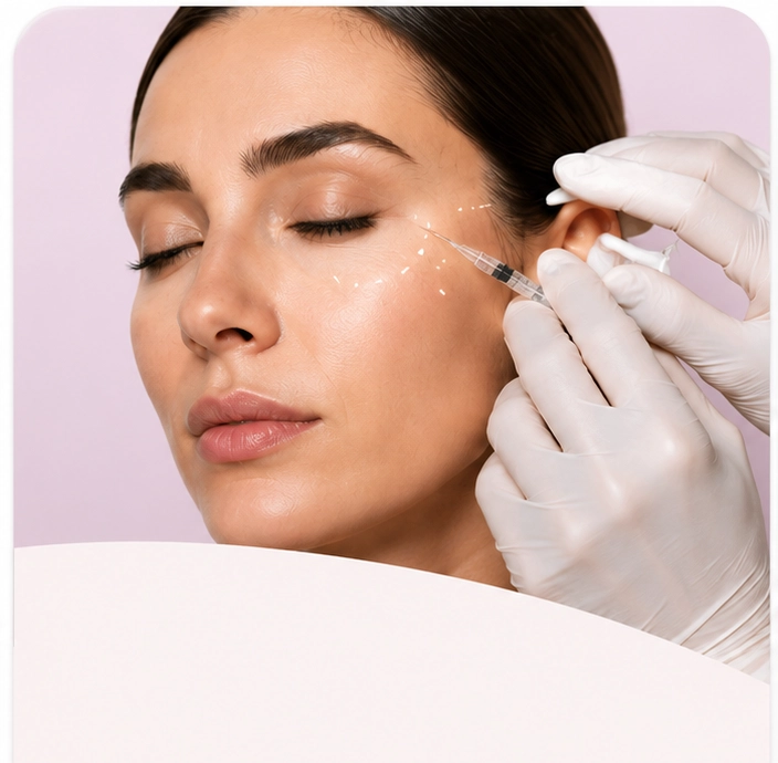 Under-Eye Rescue and 20 units neuromodulator social media offer in Fresno