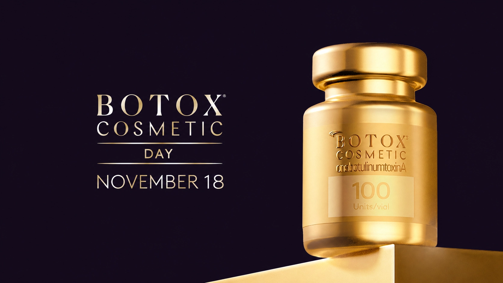 BOTOX Cosmetic Day November 18 promotional artwork
